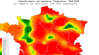 L'épidémie de grippe bat son plein