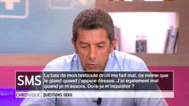 J'ai mal aux testicules et au gland quand je m'assois... Dois-je m'inquiéter ?