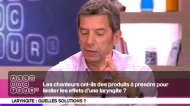 Les chanteurs ont-ils des produits à prendre pour limiter les effets d'une laryngite ?