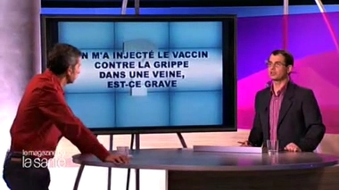 On m’a injecté le vaccin contre la grippe dans une veine, est-ce grave ?