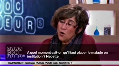 Alzheimer : à quel moment sait-on qu'il faut placer le malade en institution ?