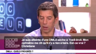 Quel traitement en cas de DMLA sèche ?