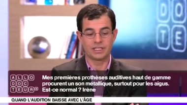 Presbyacousie : mes prothèses procurent un son métallique, est-ce normal ?