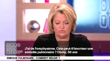 L'emphysème peut-il favoriser une embolie pulmonaire ?